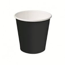 4OZ BLACK SINGLE WALL HOT CUP
