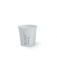 4OZ WHITE SINGLE WALL COMPOSTABLE CUP