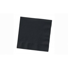 BLACK QUILTED COCKTAIL NAPKIN