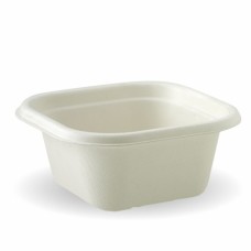 BAGASSE 480ML SQUARE CONTAINER