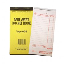 TAKE AWAY DOCKET BOOK 004