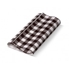 BLACK GINGHAM GREASEPROOF PAPER 400MM X 330MM