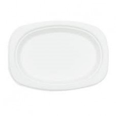 PULP MOULDED PLATE 9" X 6" OVAL