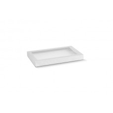 WHITE CATERING TRAY SMALL LID